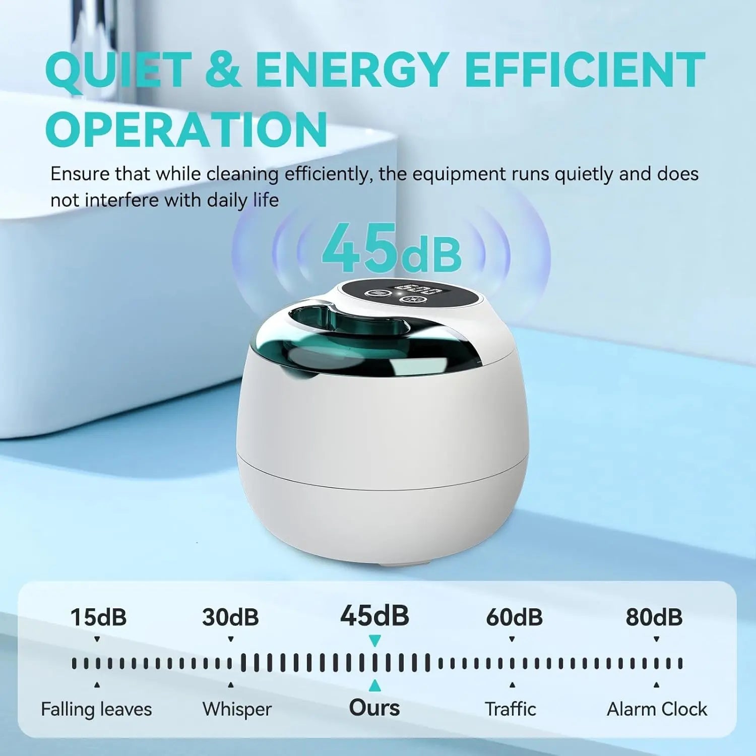 Ultrasonic Retainer Cleaner with UV Light