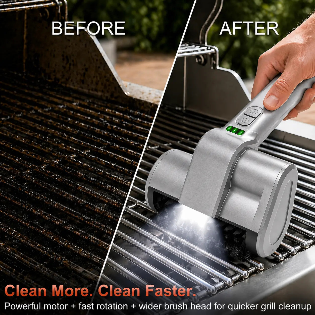 Electric Grill Brush for Outdoor Grill