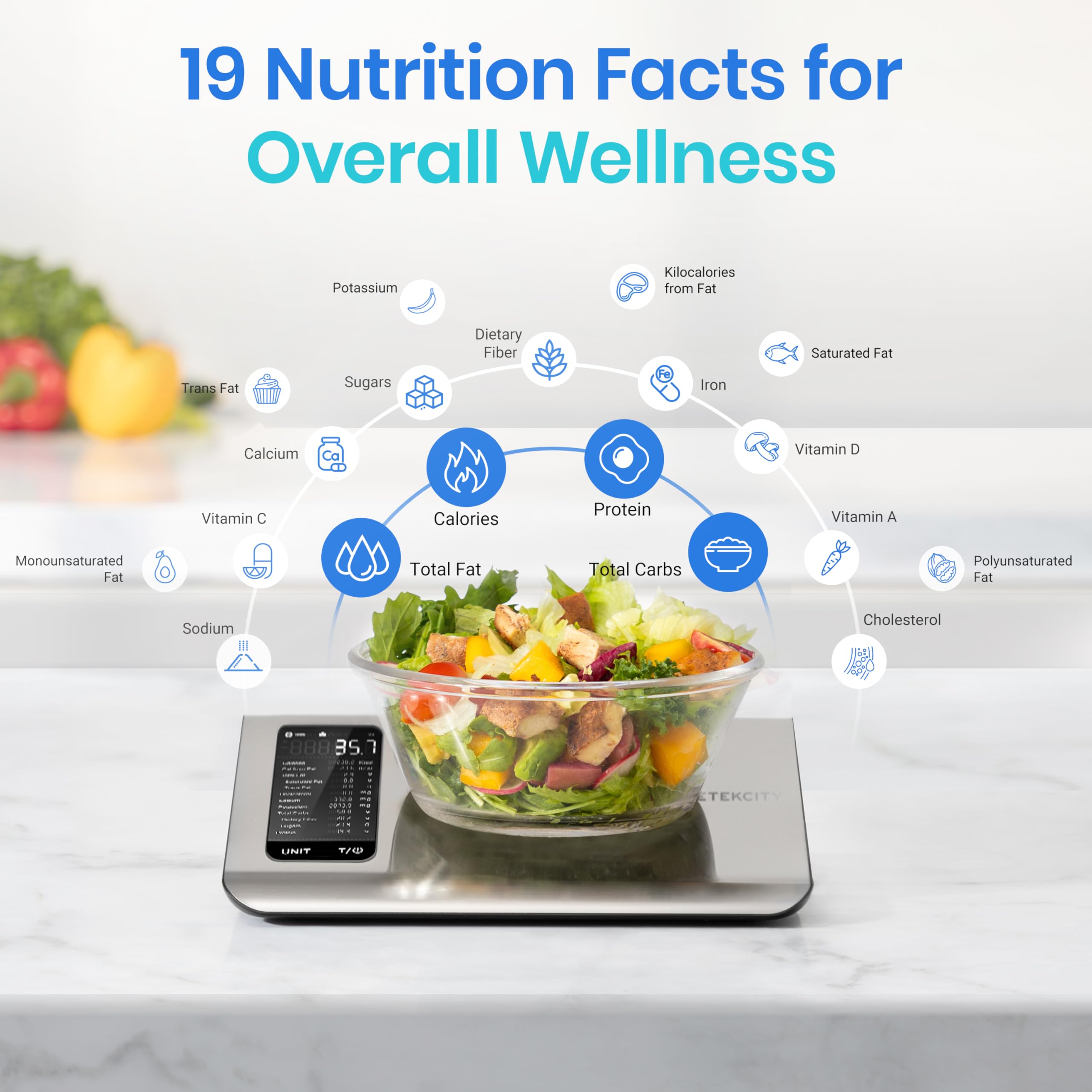 Smart Nutrition Kitchen Scale
