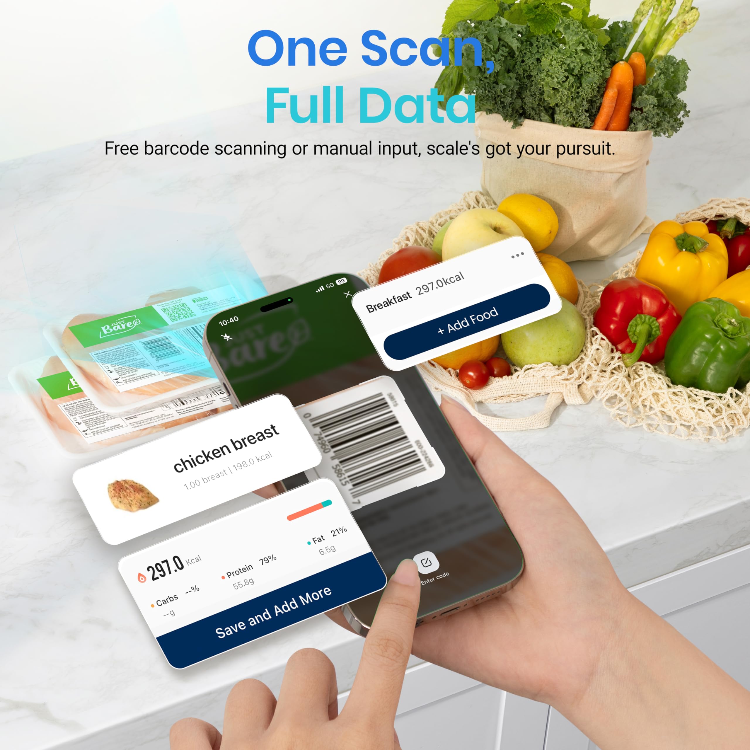 Smart Nutrition Kitchen Scale