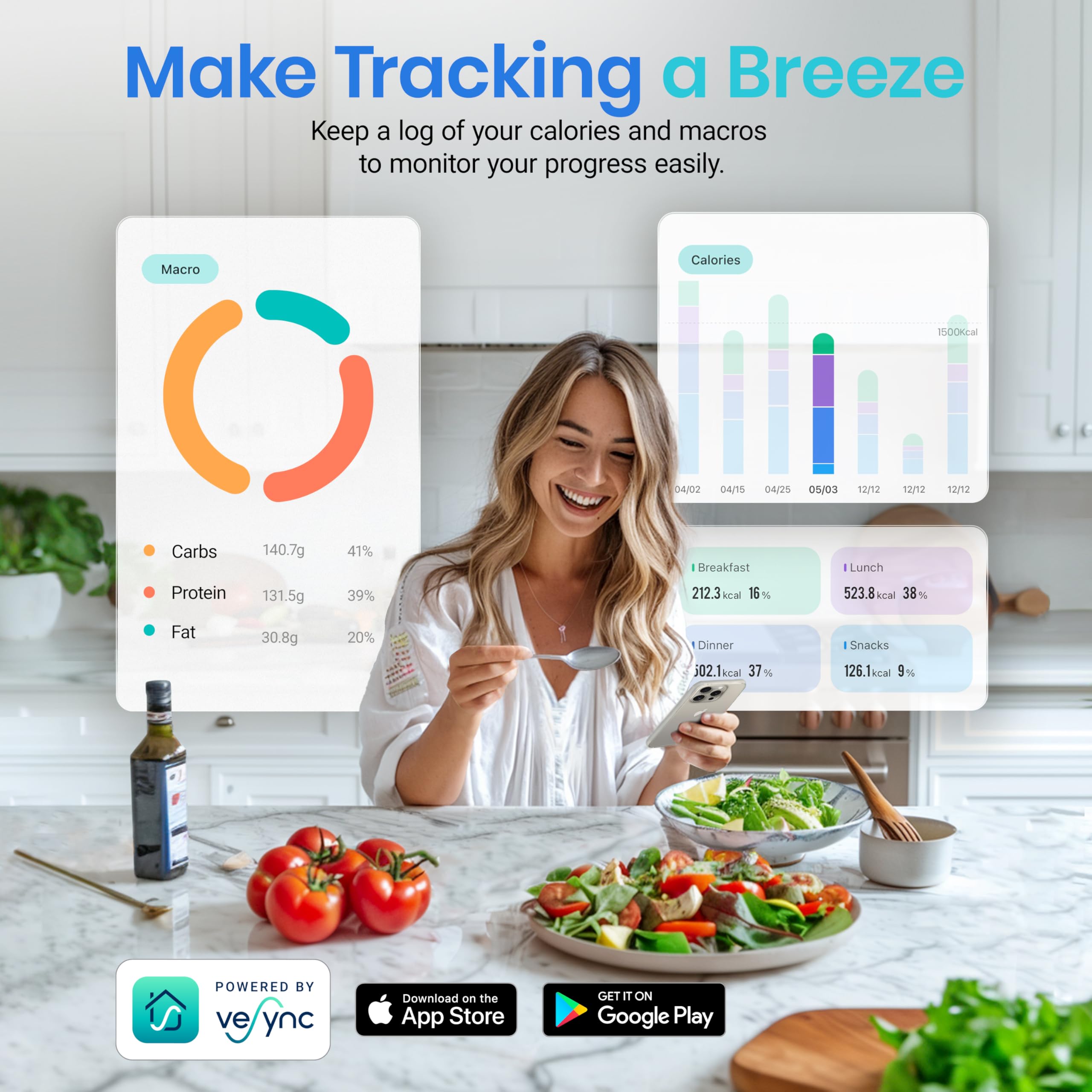Smart Nutrition Kitchen Scale