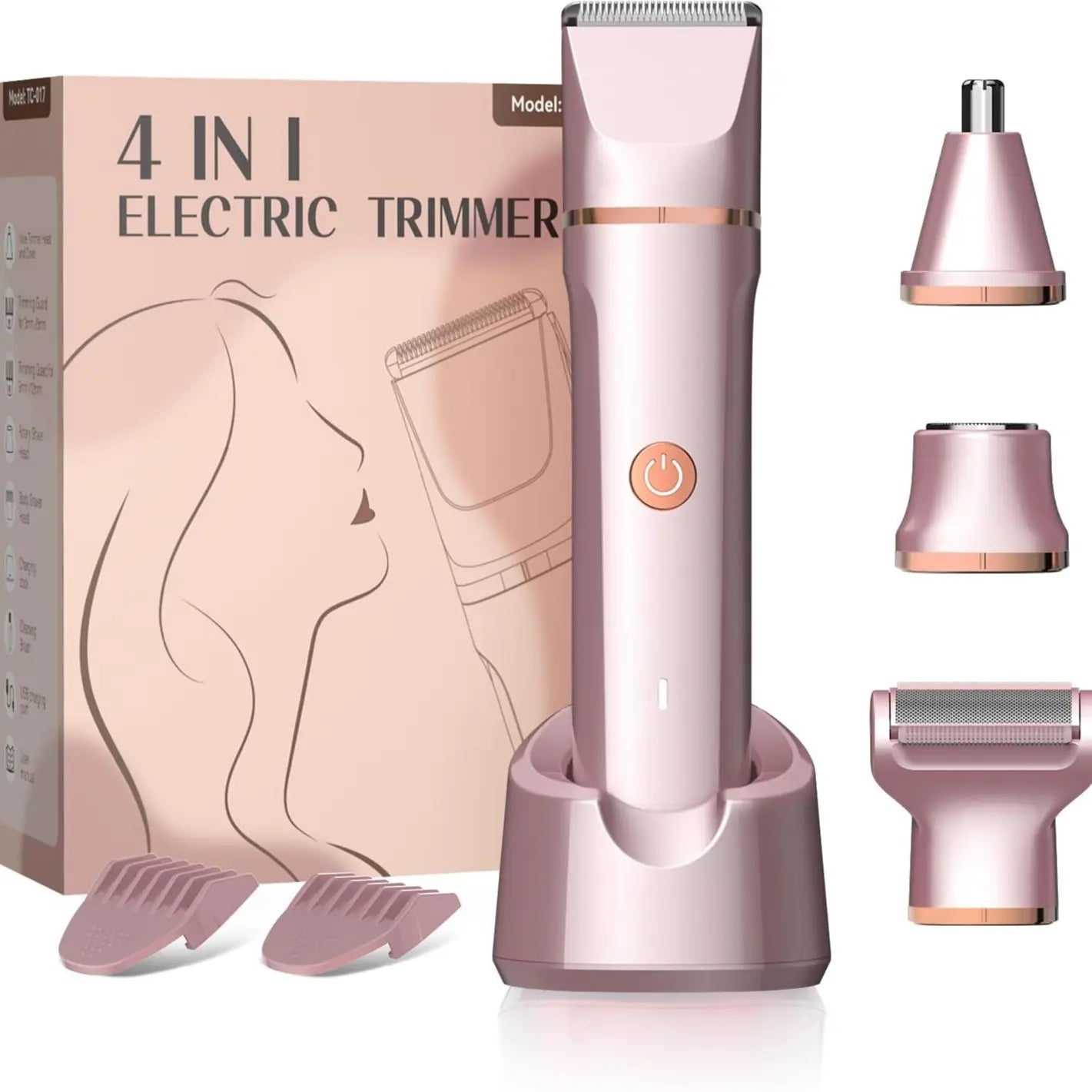 4-in-1 Women's Electric Trimmer