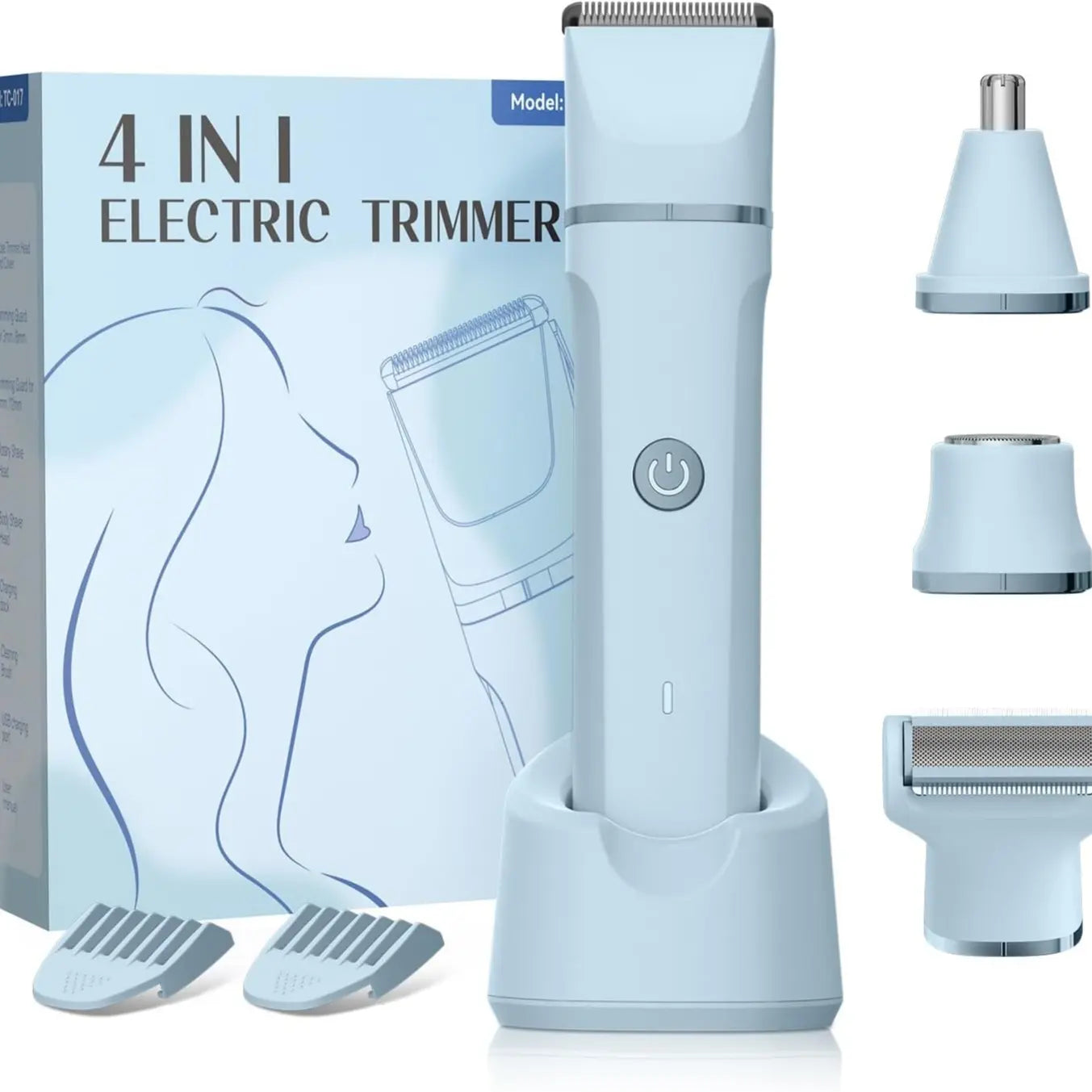 4-in-1 Women's Electric Trimmer