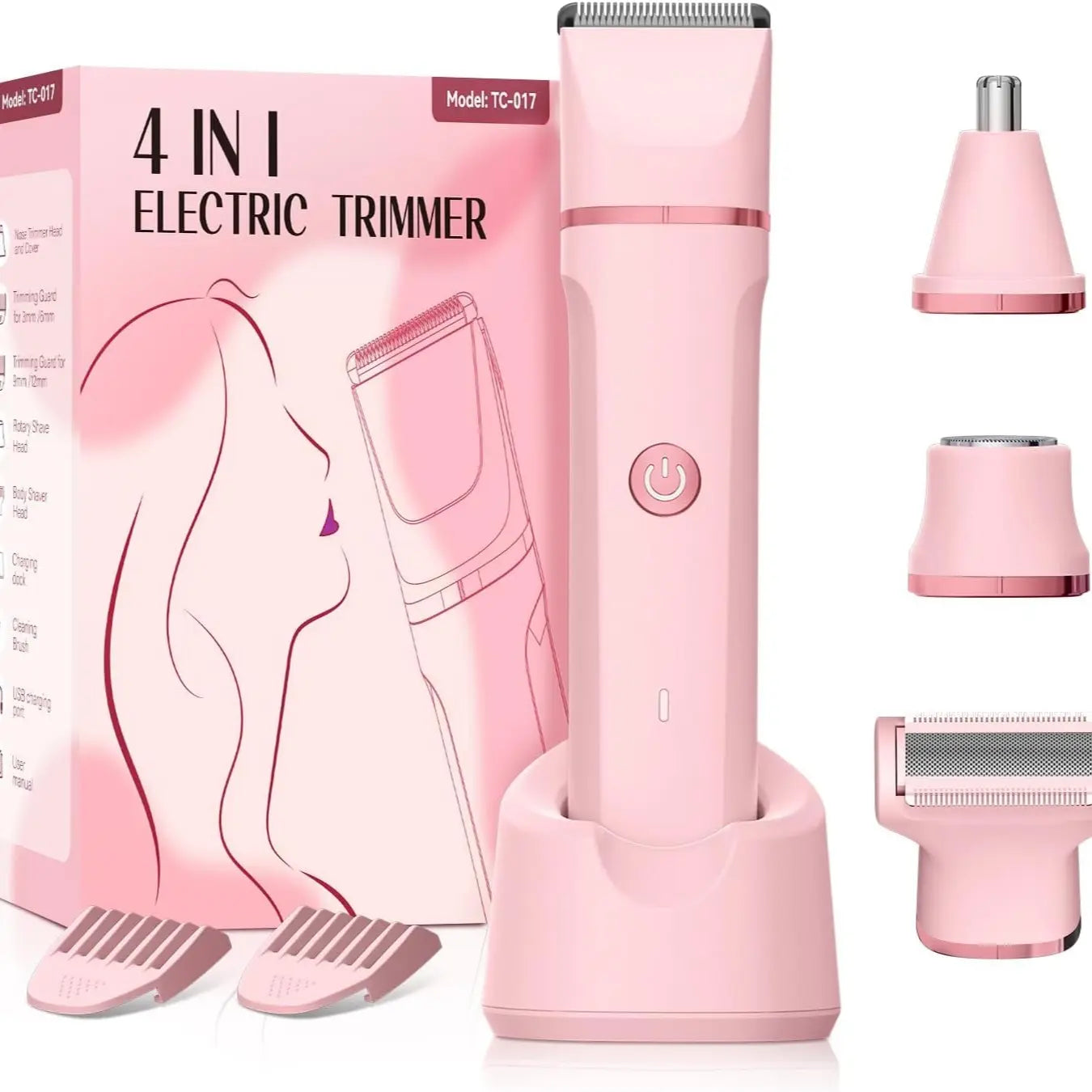 4-in-1 Women's Electric Trimmer