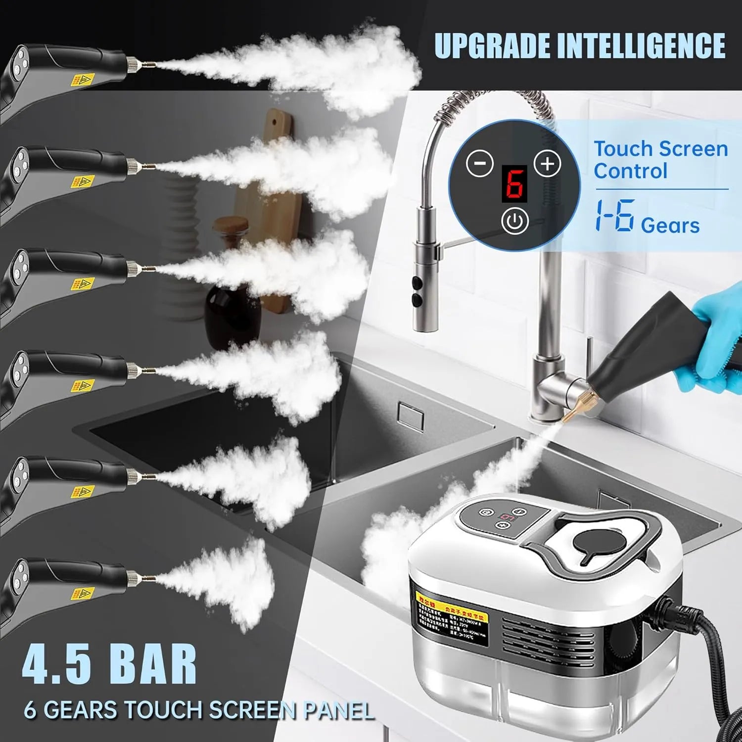 2500W Handheld Steam Cleaner