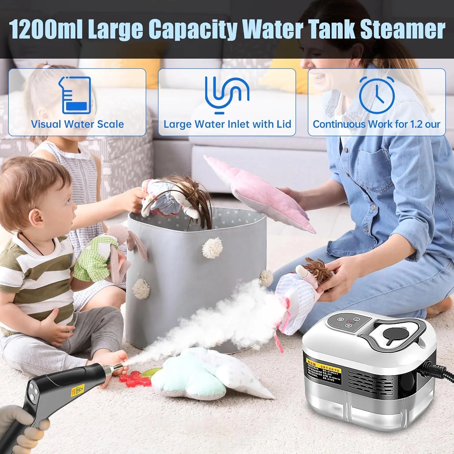 2500W Handheld Steam Cleaner
