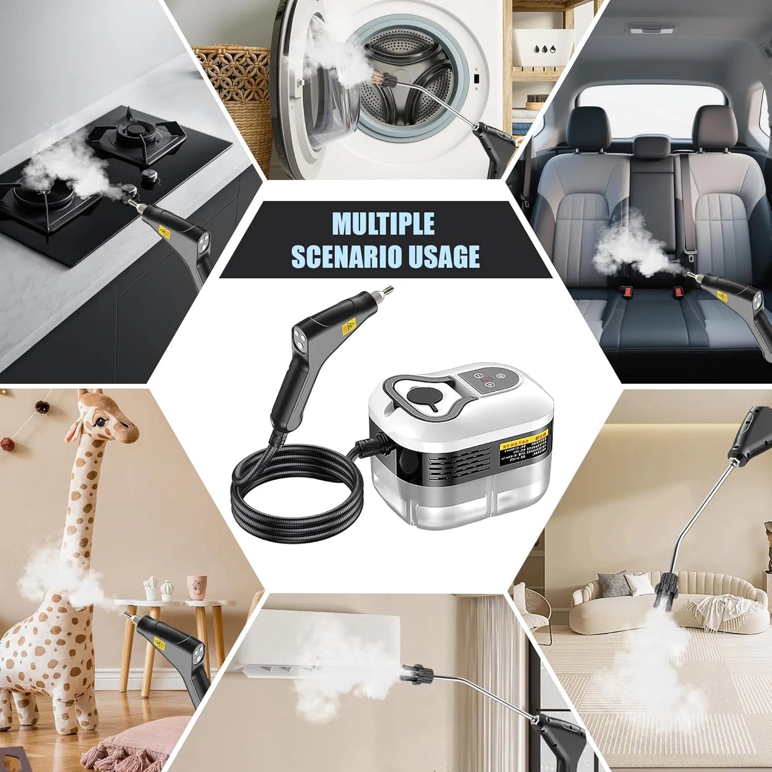 2500W Handheld Steam Cleaner