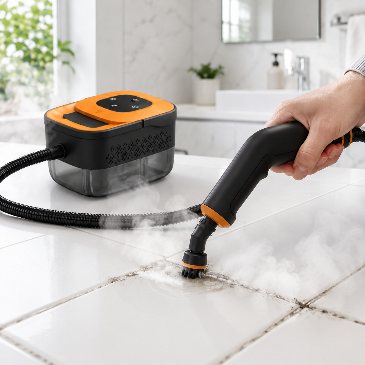 Housmax Steam Cleaner - Multi-Surface Deep Cleaning Machine with 1.2L Transparent Water