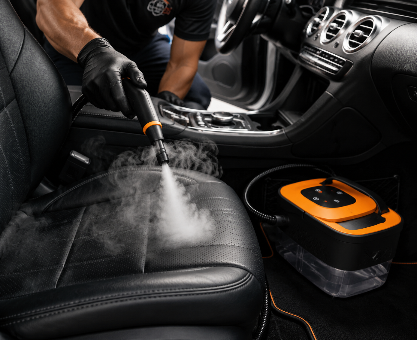 Housmax Steam Cleaner - Multi-Surface Deep Cleaning Machine with 1.2L Transparent Water